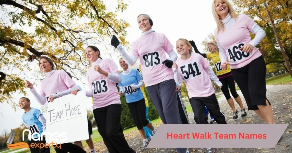 Heart Walk Team Names