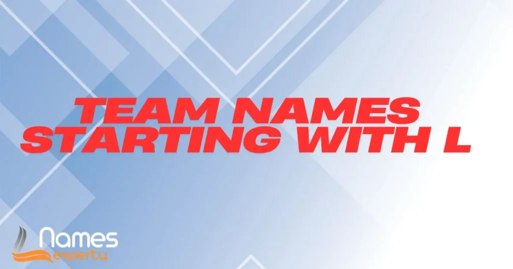 Team Names Starting With L