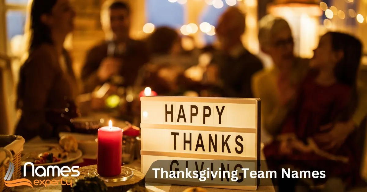 Thanksgiving Team Names