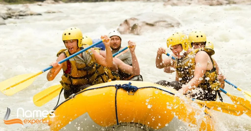 Water Rafting Team Names